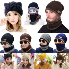 Baseball Hats For Mujer Winter NEW Horns Knitted Cat Devil Beanie Braided Cap  eb-66027191